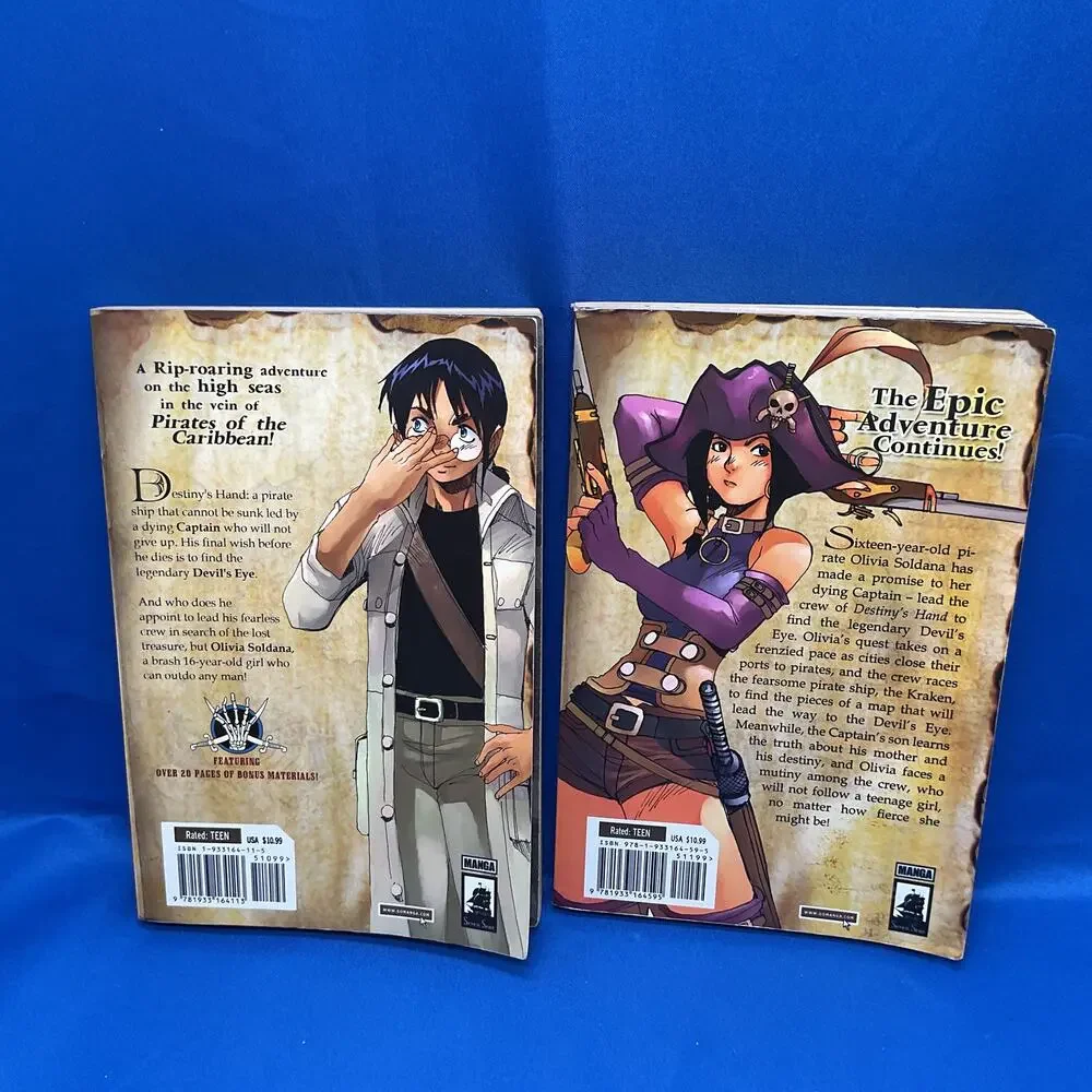 Destiny's Hand Paperback First Print Vol. 1 and 2